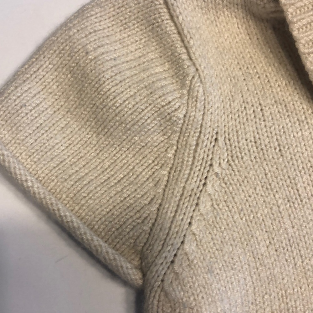 BCBGMAXAZRIA Short Sleeve Cowl Neck Sweater-Sz:S - Picture 6 of 11